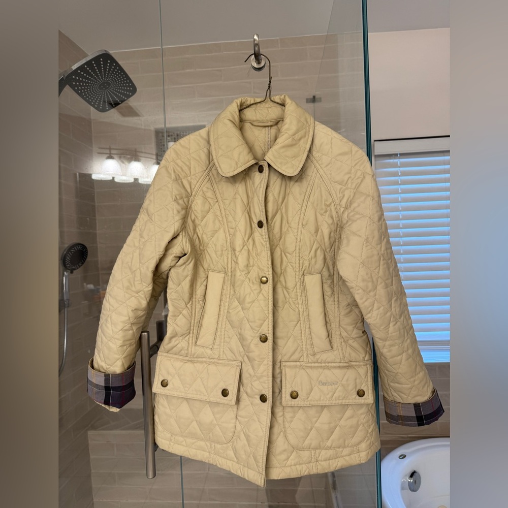 Barbour Beadnell Summer Quilted Jacket, US4 - Picture 8 of 9